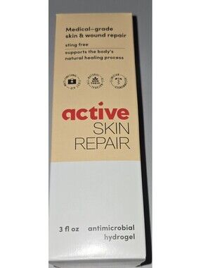 Active Skin Repair Medical-Grade Skin & Wound Repair Antimicrobial Hydrogel 3 oz
